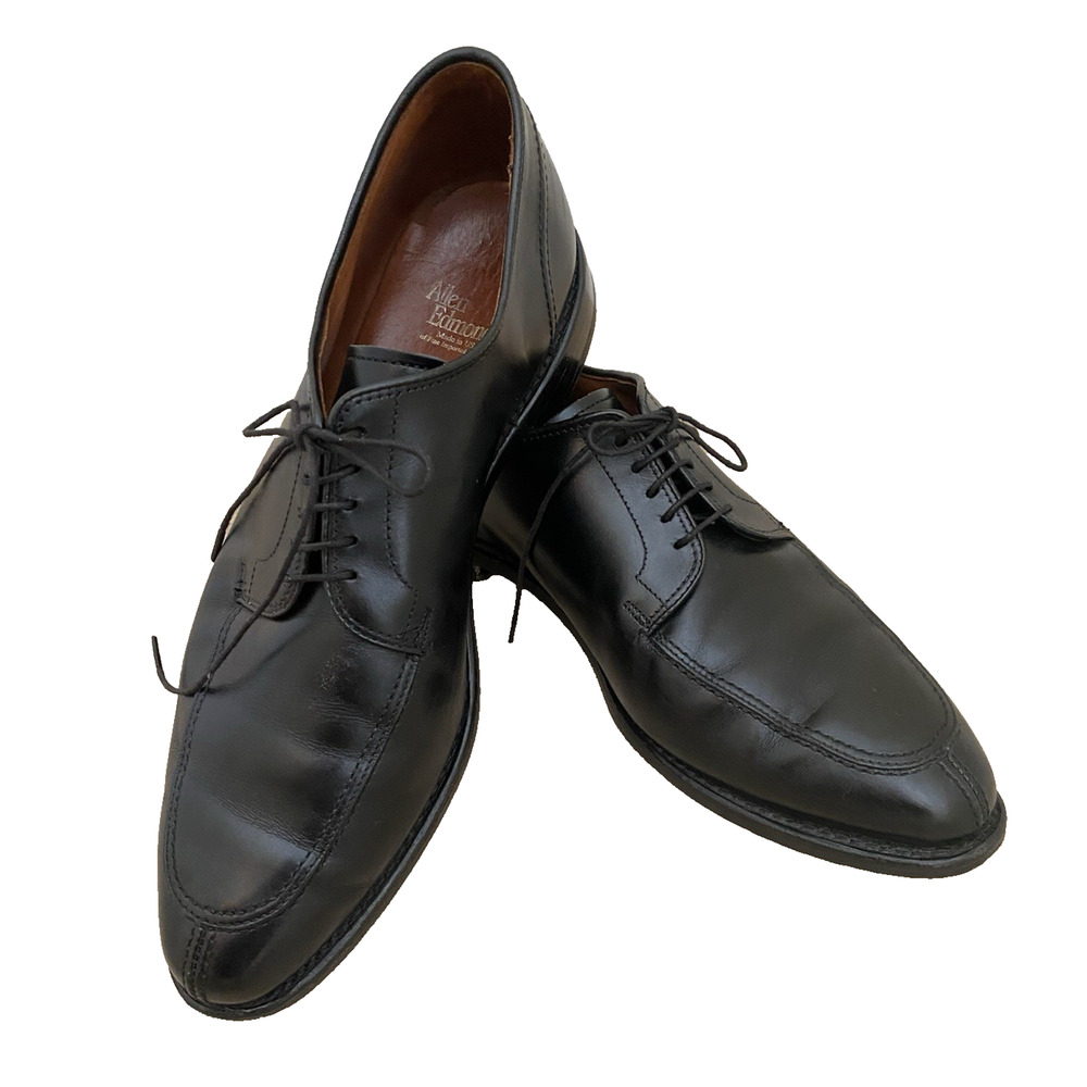 Allen Edmonds Lasalle 4308 Black Split Toe Derby Made‎ in USA Men's 10.5D